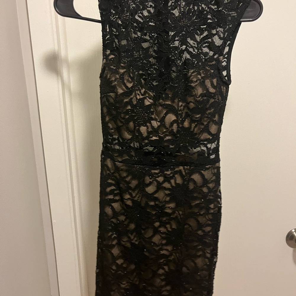 Elegant Black Lace Dress